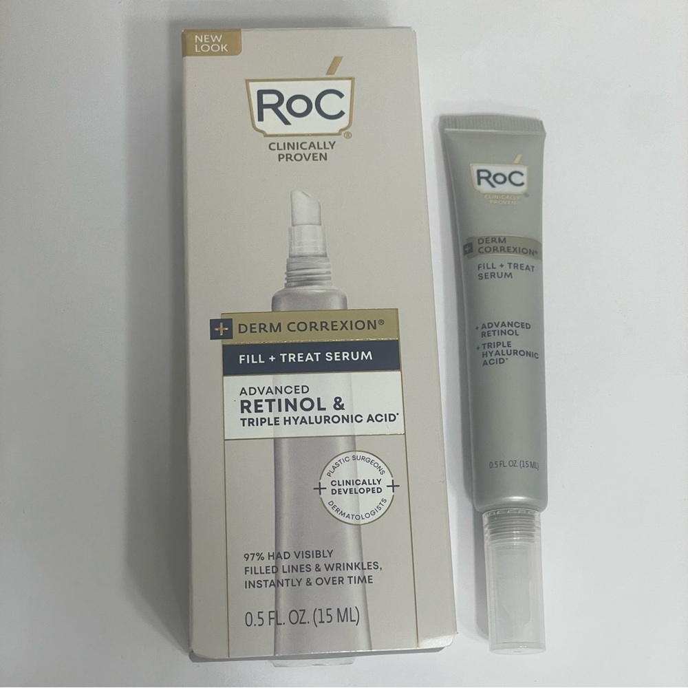 ROC Advanced Retinol & Triple Hyaluronic Acid Fill + Treat Serum New in Box NIB